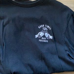 Good Times Bad Friends Tee